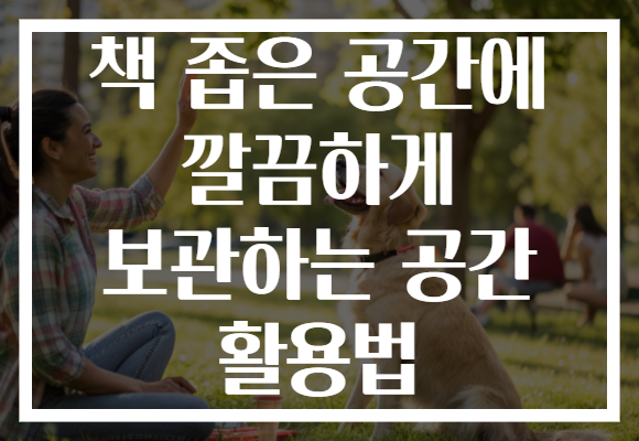 책 좁은 공간에 깔끔하게 보관하는 공간 활용법