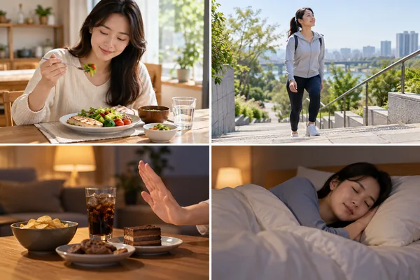 실생활에서 도움이 되는 관리 방법 관련 AI 생성 예시 이미지