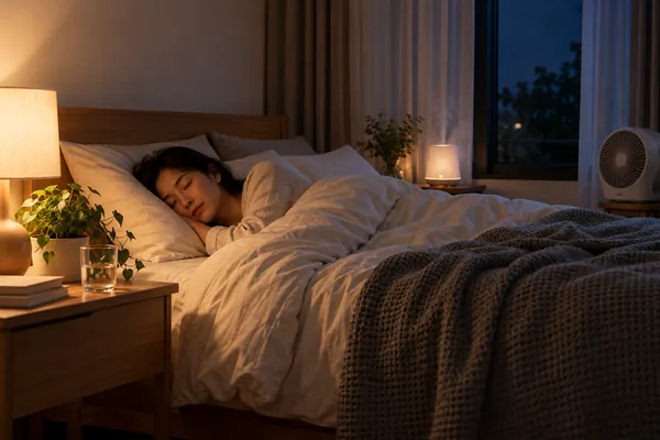 취침 시간 환경 조절 핵심 정리: 무엇부터 바꾸면 좋을까요? 관련 AI 생성 예시 이미지