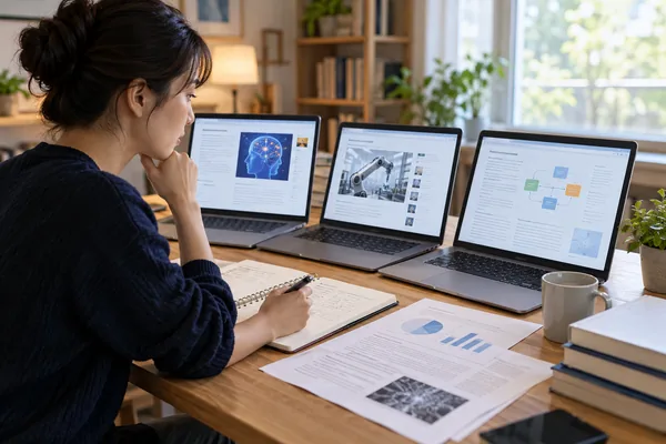 AI 자료 비교 활용 예시를 시작할 때 먼저 볼 기준은 무엇인가요? 관련 AI 생성 예시 이미지