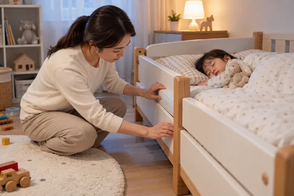 아이 수면 환경 안전 점검 핵심 정리: 먼저 잠자는 공간의 기본 구조를 확인하세요 관련 AI 생성 예시 이미지