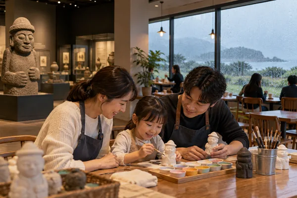 실내 위주로 하루를 짤 때는 어떻게 배치하면 좋을까요? 관련 AI 생성 예시 이미지
