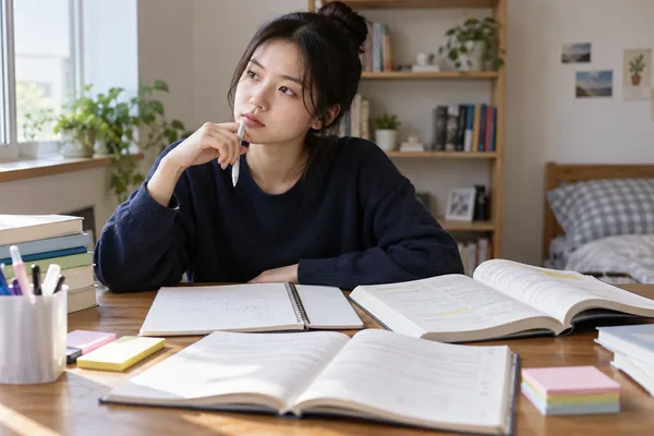 기억을 오래 남기려면 어떤 복습 순서가 필요한가요? 관련 AI 생성 예시 이미지