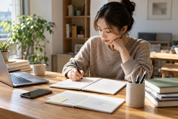 진행 점검을 일상에 넣는 가장 쉬운 방법은 무엇일까요? 관련 AI 생성 예시 이미지