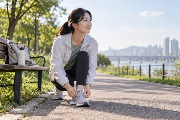 걷기 시작 준비 알아둘 점: 초보가 가장 먼저 확인할 것 관련 AI 생성 예시 이미지