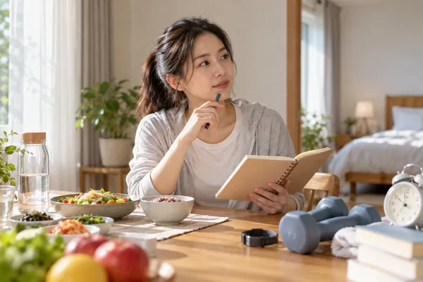 허리둘레를 볼 때 생활습관과 함께 함께 살펴야 하는 이유는 무엇인가요 관련 AI 생성 예시 이미지