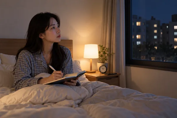 침실 소음 기록 방법을 먼저 정리해 두면 좋은 이유 관련 AI 생성 예시 이미지