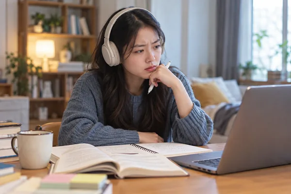 영어 듣기 자주 하는 실수 핵심 정리와 놓치는 대표 원인 관련 AI 생성 예시 이미지