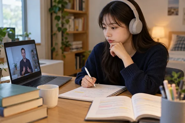영어 듣기 실수를 줄이는 바로잡는 기준 관련 AI 생성 예시 이미지