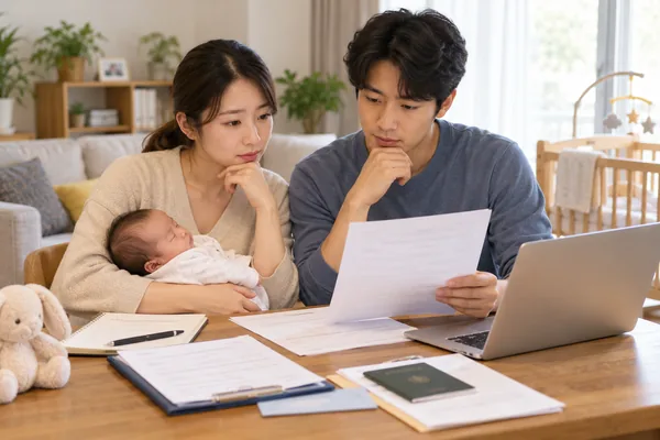 출산 지원 신청 자격 확인 알아둘 점, 먼저 어떤 조건을 보는지 관련 AI 생성 예시 이미지