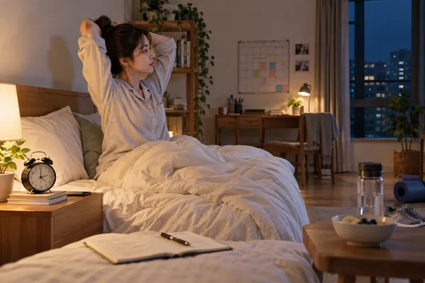 기상 시간 일정 관리 알아둘 점 관련 AI 생성 예시 이미지