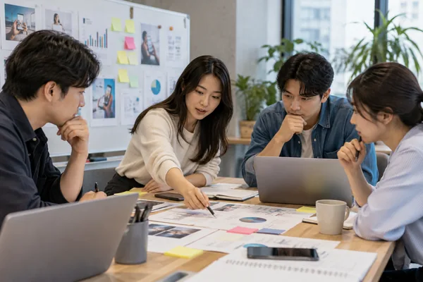 바로 써먹는 작성 예시는 어떻게 구성하면 좋을까요 관련 AI 생성 예시 이미지