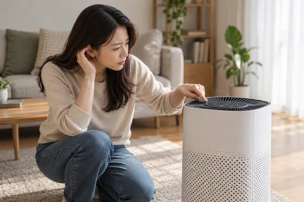 공기청정기 소음 점검 핵심 정리: 먼저 소리가 커진 상황을 구분해 보세요 관련 AI 생성 예시 이미지