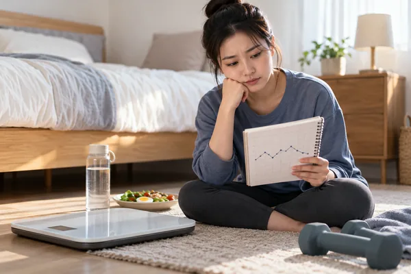 체중 기록을 해석할 때 자주 하는 실수를 피하는 방법 관련 AI 생성 예시 이미지
