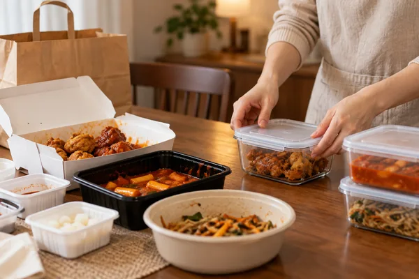 외식 메뉴 보관 주의사항 알아둘 점 관련 AI 생성 예시 이미지