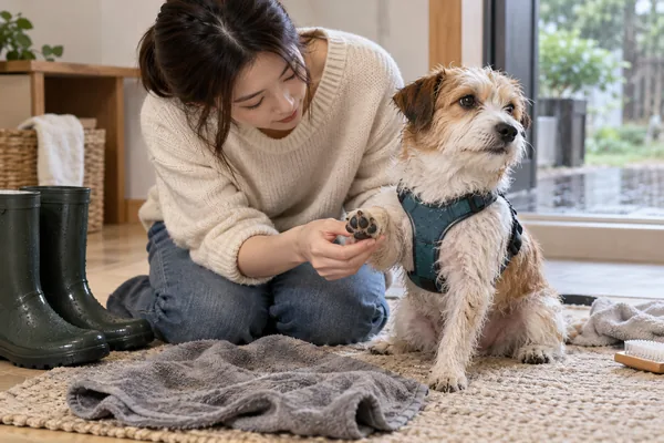 외출 후에는 어떤 점검이 필요할까요 관련 AI 생성 예시 이미지
