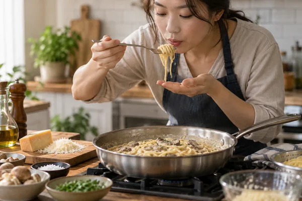파스타 간 조절 실용 가이드의 기본 원리 관련 AI 생성 예시 이미지