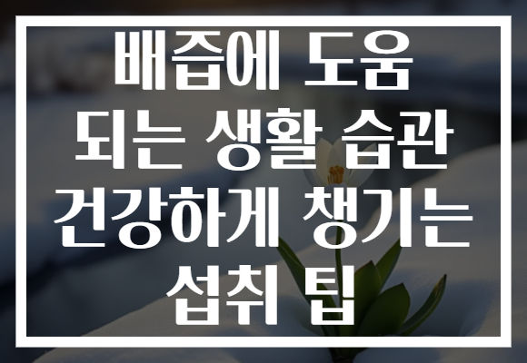 배즙에 도움 되는 생활 습관 건강하게 챙기는 섭취 팁