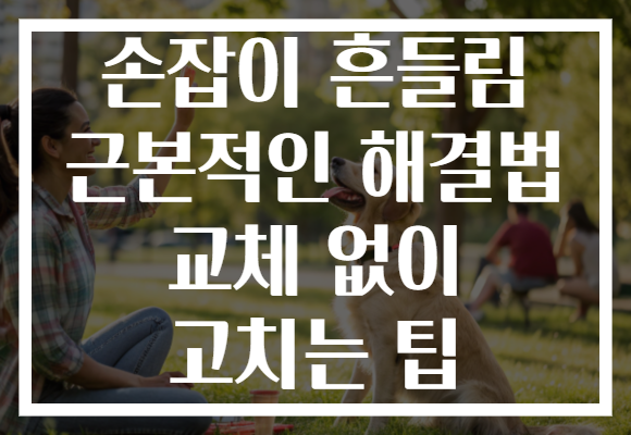 손잡이 흔들림 근본적인 해결법 교체 없이 고치는 팁