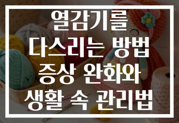 열감기를 다스리는 방법 증상 완화와 생활 속 관리법