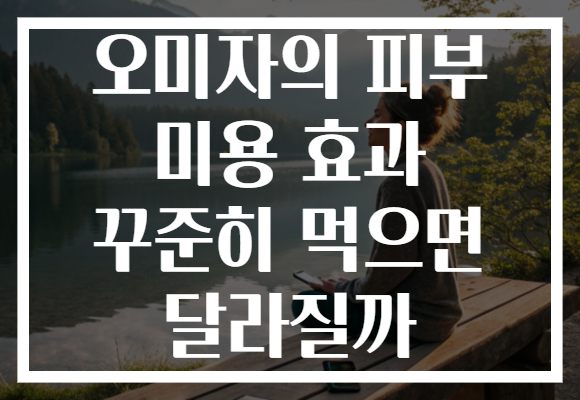 오미자의 피부 미용 효과 꾸준히 먹으면 달라질까