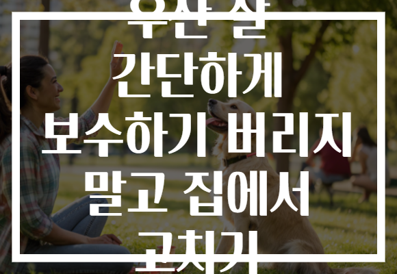 우산 살 간단하게 보수하기 버리지 말고 집에서 고치기