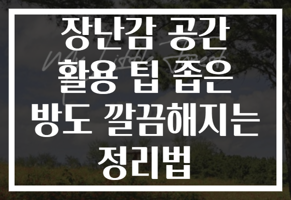 장난감 공간 활용 팁 좁은 방도 깔끔해지는 정리법