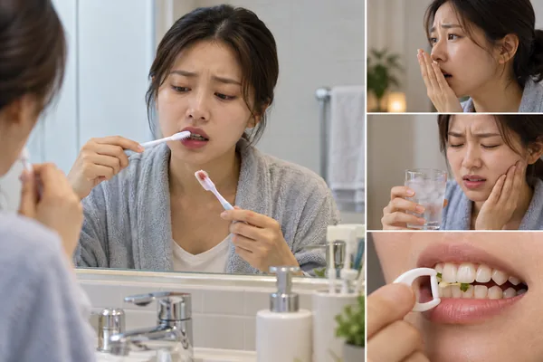 구강 건강 자주 묻는 질문 알아둘 점: 기본적으로 확인할 기준 관련 AI 생성 예시 이미지