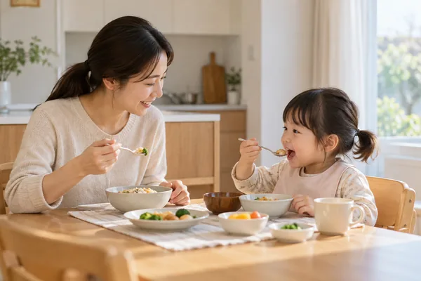 유아 식사 생활 습관 핵심 정리, 무엇부터 잡아야 할까요 관련 AI 생성 예시 이미지