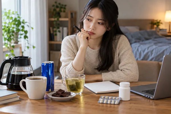 카페인 섭취 주의사항 실용 가이드에서 먼저 확인할 점 관련 AI 생성 예시 이미지