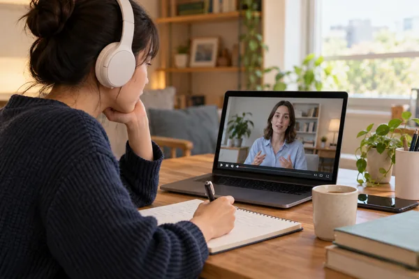 영어 듣기 시작 방법에서 가장 먼저 볼 기준은 무엇인가요? 관련 AI 생성 예시 이미지